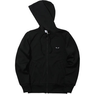 IT COMME des GARÇONS PLAY女装拉链连帽卫衣253XB