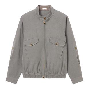 COTEMP MOORLAND CARGO JACKET 休闲短款立领工装夹克外套女
