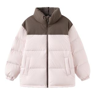 巴拉巴拉儿童羽绒服女童短款面包服中大童轻薄外套冬装新款童装小