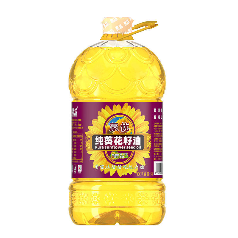 蒙优纯正葵花油5L(升级新款)
