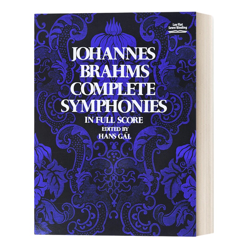 英文原版 Complete Symphonies in Full Score 勃拉姆斯交响乐全谱 英文版 进口英语原版书籍