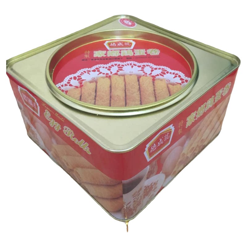 香港进口德成号家乡原味蛋卷礼物送人伴手礼年货零食礼盒