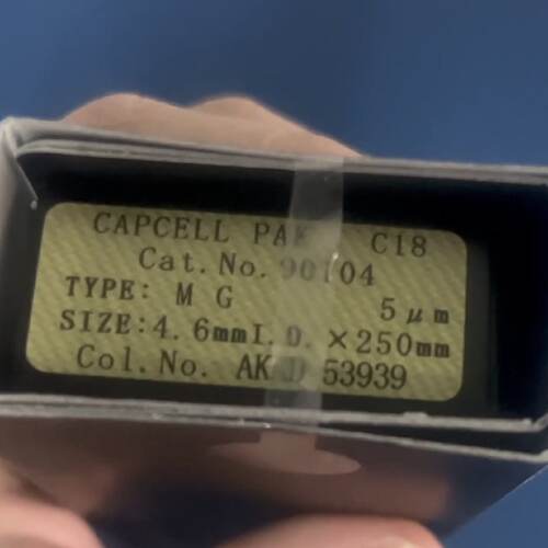 议价资生堂90104液相色谱柱CAPCELL PAKC18 MG5um4.6250mm