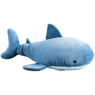 MINISO名创优品海洋鲨鱼玩偶公仔娃娃毛绒玩具抱枕睡觉抱生日女生