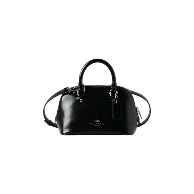 【自营】COACH/蔻驰女款牛皮革单肩斜挎手提斜挎包迷你贝壳包