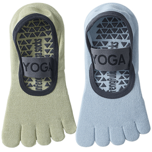 五指瑜伽袜子女专业防滑普拉提训练2026新款秋冬室内运动专用分趾