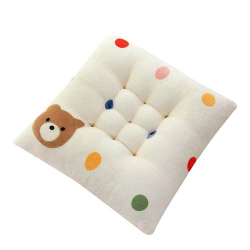 坐垫椅垫屁股垫大学生牛奶绒加厚板凳教室教师座垫毛绒板凳子垫软