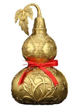 铜葫芦摆件招财客厅新中式