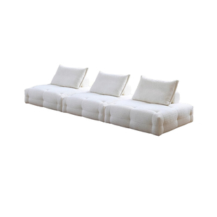 可全拆洗沙发格莱姆自由组合豆腐方块模块客厅小户型双面布艺沙发