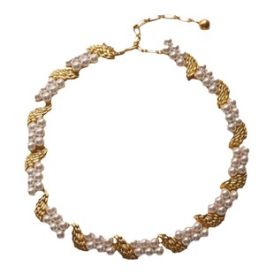 Trifari翠法丽中古vintage项链莫奈monet重工珍珠复古耳环耳夹