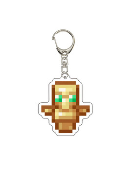 我的世界周边Minecraft钥匙扣不死图腾挂件附魔金苹果亚克力饰品