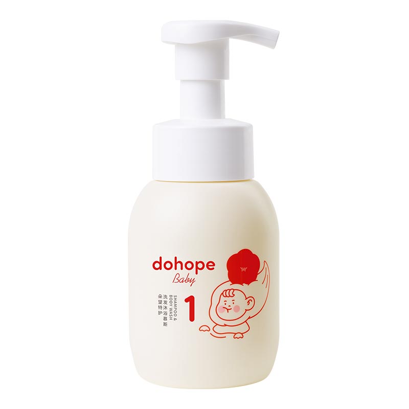 朵望1号特护洗沐二合一新生儿沐浴露婴童沐浴乳洗发沐浴慕斯230ml