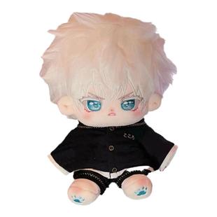 咒术回战五条悟属性20cm气气悟可爱治愈宿舍陪伴毛绒玩偶可换装