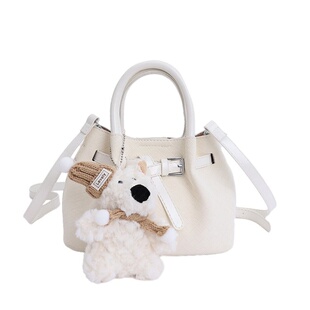 韩国小众手提编织包包女2025冬新款菜篮子托特包高级感单肩斜挎包