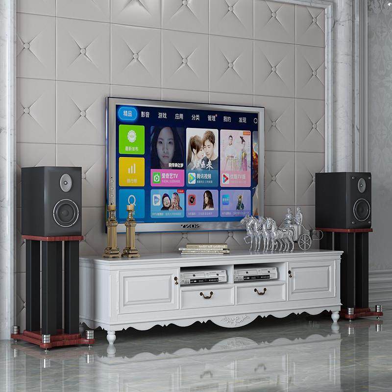 包邮专业音箱脚架音响支架书架桌面托盘卫星箱金属木质环绕落地架