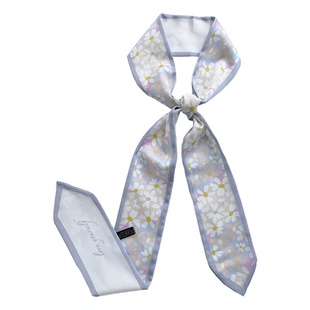 扎头发的丝巾仙气马尾网红款头巾配衬衫发带ins细窄搭西装小长条