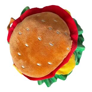 狗狗专用汉堡头套帽子宠物柯基柴犬边牧博美猫咪搞怪拍照神器装扮