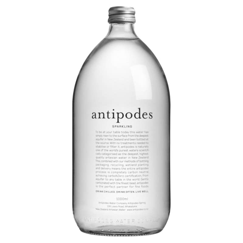 antipodes绮怡寰彼极矿泉水气泡水饮用sparkling拓地含气高端进口