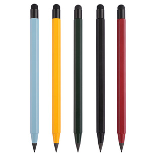 德国Troika黑科技金属合金笔头石墨永恒铅笔小学生免削铅笔带触屏