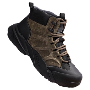 奥康 男鞋2025冬季新款休闲鞋加绒保暖舒软棉鞋户外防风登山鞋