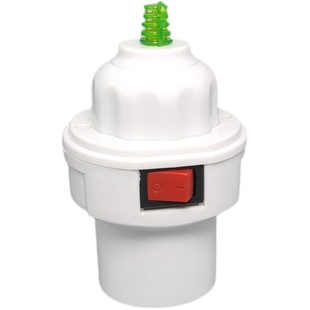 陶瓷灯口灯座开关螺口悬吊式e27耐高温大功率螺纹灯头插座分火