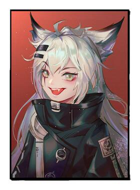 明日方舟海报装饰相框挂画壁画