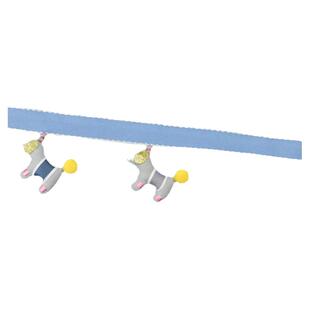 现代儿童卡通小马仔窗帘花边儿童房粉色窗帘装饰手工辅料立体玩偶