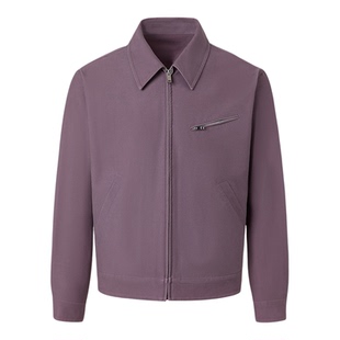 【混纺面料】利郎青年商务商场同款夹克男2026春季翻领休闲外套男