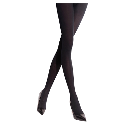 fiore波兰薄款黑色超柔打底袜