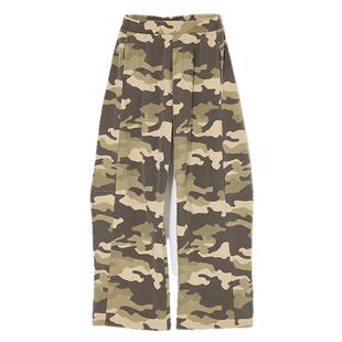 MOUSSY 2026夏季新品街头复古风迷彩松紧腰休闲长裤010JS181-3051