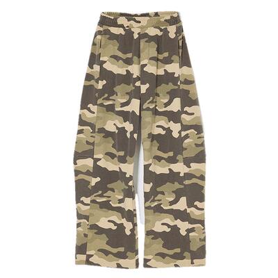 MOUSSY 2026夏季新品街头复古风迷彩松紧腰休闲长裤010JS181-3051