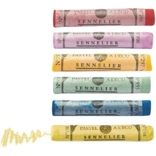 497-797进口SENNELIER申内利尔色粉笔全支艺术家软粉彩棒 BJD上色
