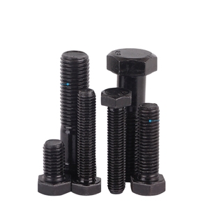 美制外六角螺丝A10发黑5级细牙全牙螺钉1/4 3/8 5/16 1/2 5/8螺栓