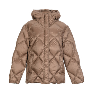 HONRN/红人时尚轻薄白鹅绒短款连帽羽绒服外套女款冬季HH55YR089