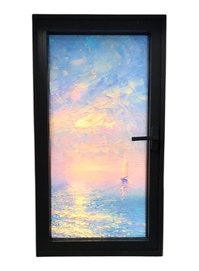 南墙壁纸油画透光磨砂贴纸玻璃贴厕所卫生间窗户防窥隐私保护贴膜