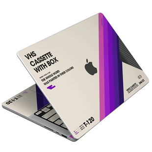原色工场原创设计适用于新款苹果笔记本macbookpro14/16电脑痛贴潮流复古防磨保护膜机身贴纸air1513M3简约