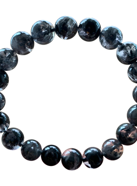 天然羽毛极光23单圈手链金钛发晶