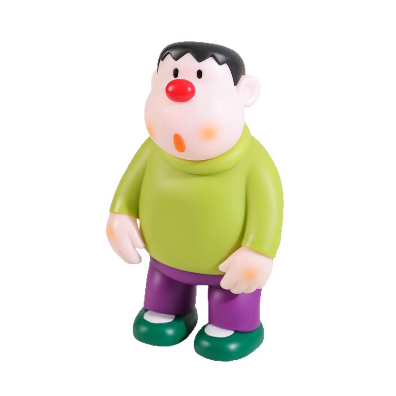 哆啦A梦胖虎歪头12cm手办摆件