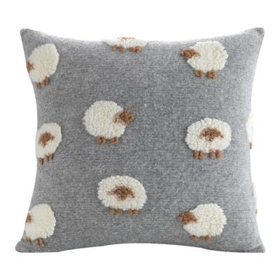 北欧可爱小羊床头汽车沙发抱枕靠垫靠枕套大号60可定制民宿样板间