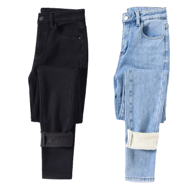 加绒加厚加长版高个子110cm高腰