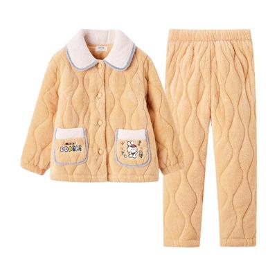 【强抗寒舒丽绒】女童家居服保暖