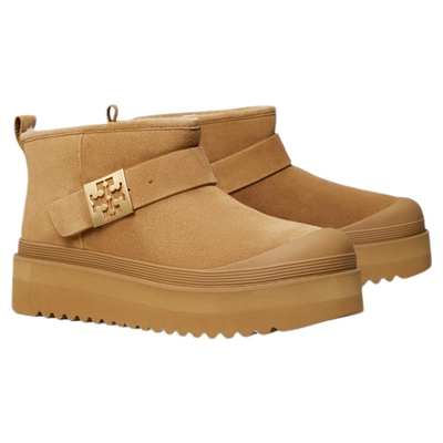 【季末礼遇】TORY BURCH 汤丽柏琦MELLOW 厚底靴短筒雪地靴165421