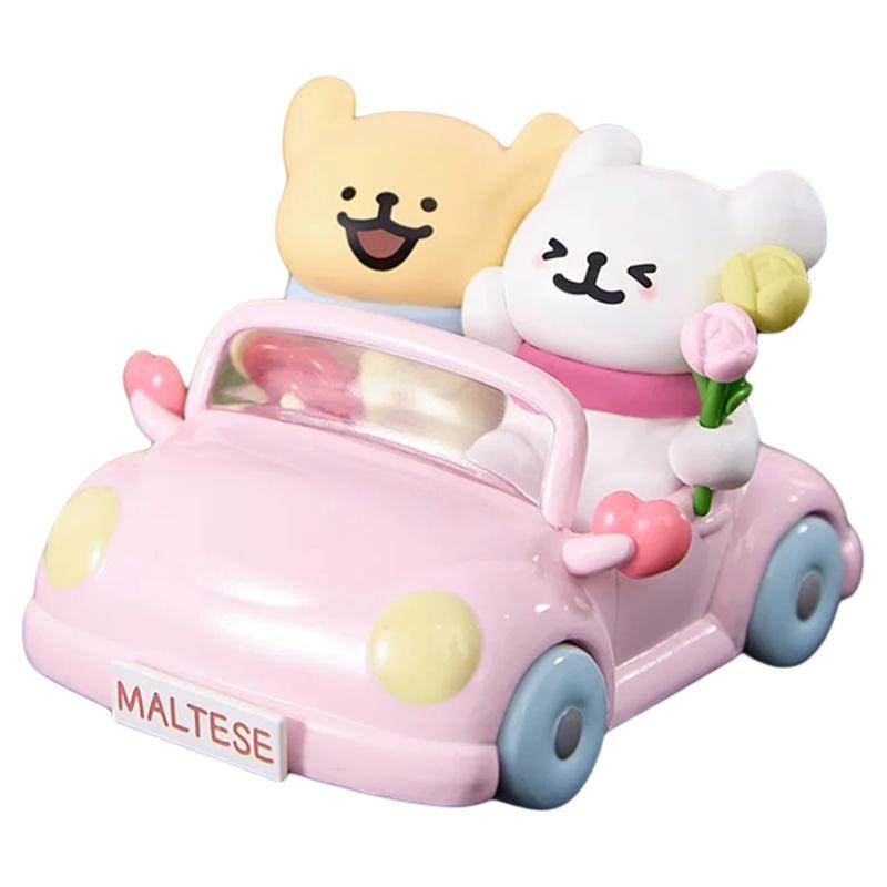 现货PlzDot线条小狗盲盒欢乐郊游系列潮玩桌面摆件可爱玩具礼物