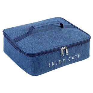 饭盒手提包长方形牛津布保温袋铝箔加厚便当包学生餐盒带饭大容量