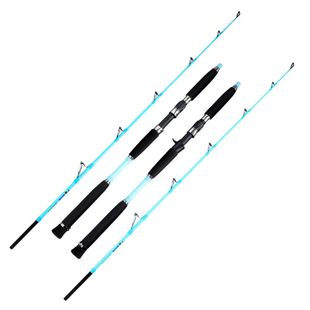 慢摇铁板竿实心碳素一节半独节近海船钓竿轻型小船竿船杆刀鲅铁板