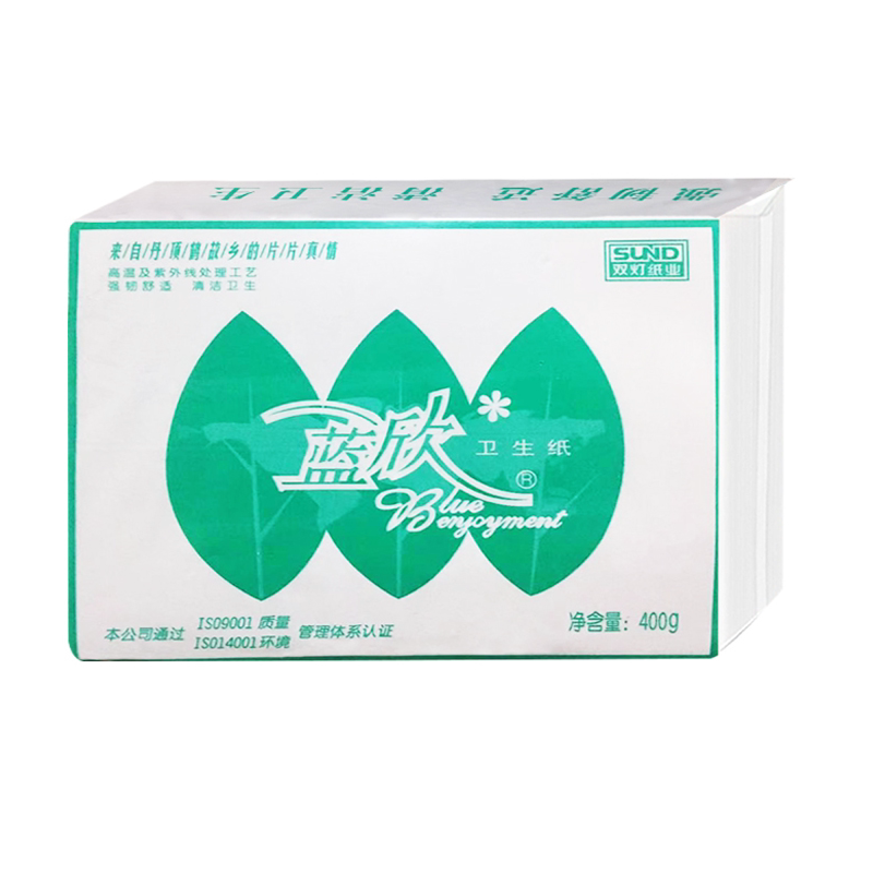 蓝欣平板卫生纸加厚加韧