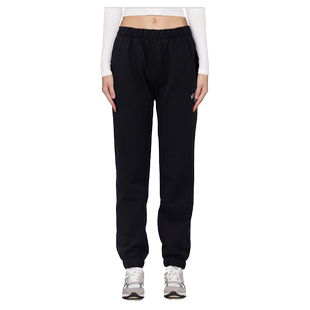 BM裤子休闲裤2026新款秋冬加绒NEW YORK纽约风格刺绣束脚黑色卫裤