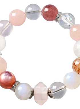 粉多宝晶招财转运白晶纳吉