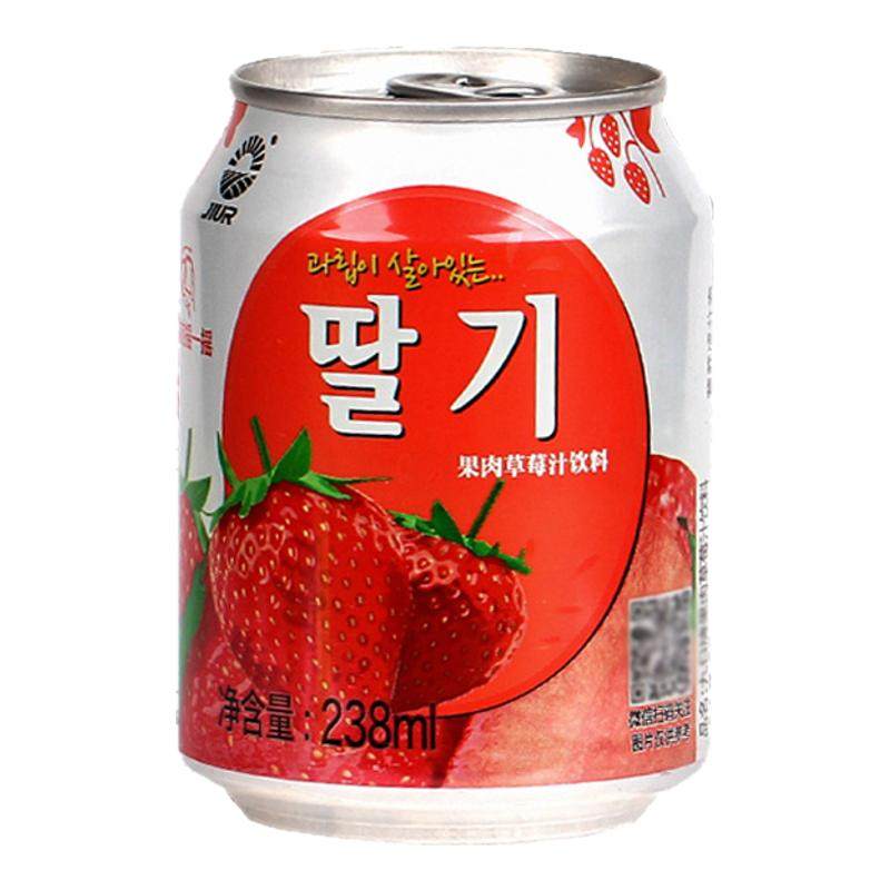 九日果肉草莓汁饮料10罐整箱