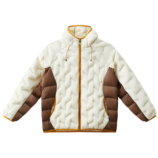 VVC LIFE羽绒服女款冬新款白鹅绒户外加厚保暖宽松面包服立领外套